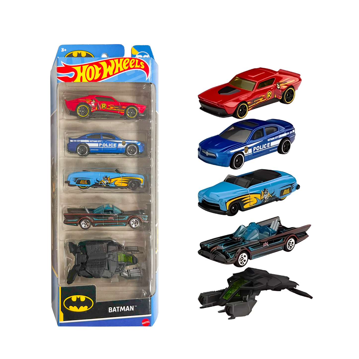 Hot Wheels Pack de 5 vehículos