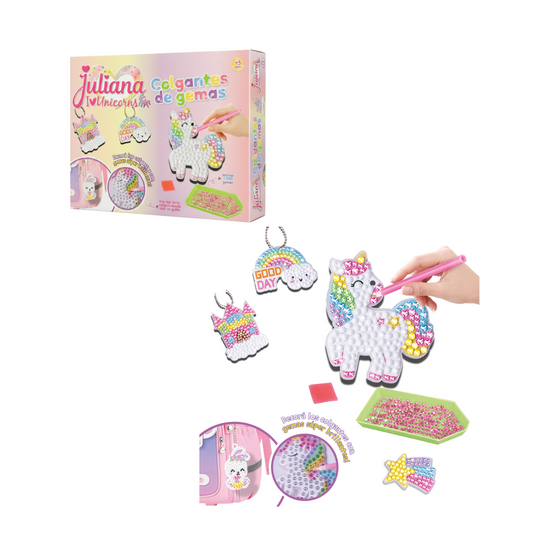 Colgantes de Gemas Diamond I Love Unicorns Juliana