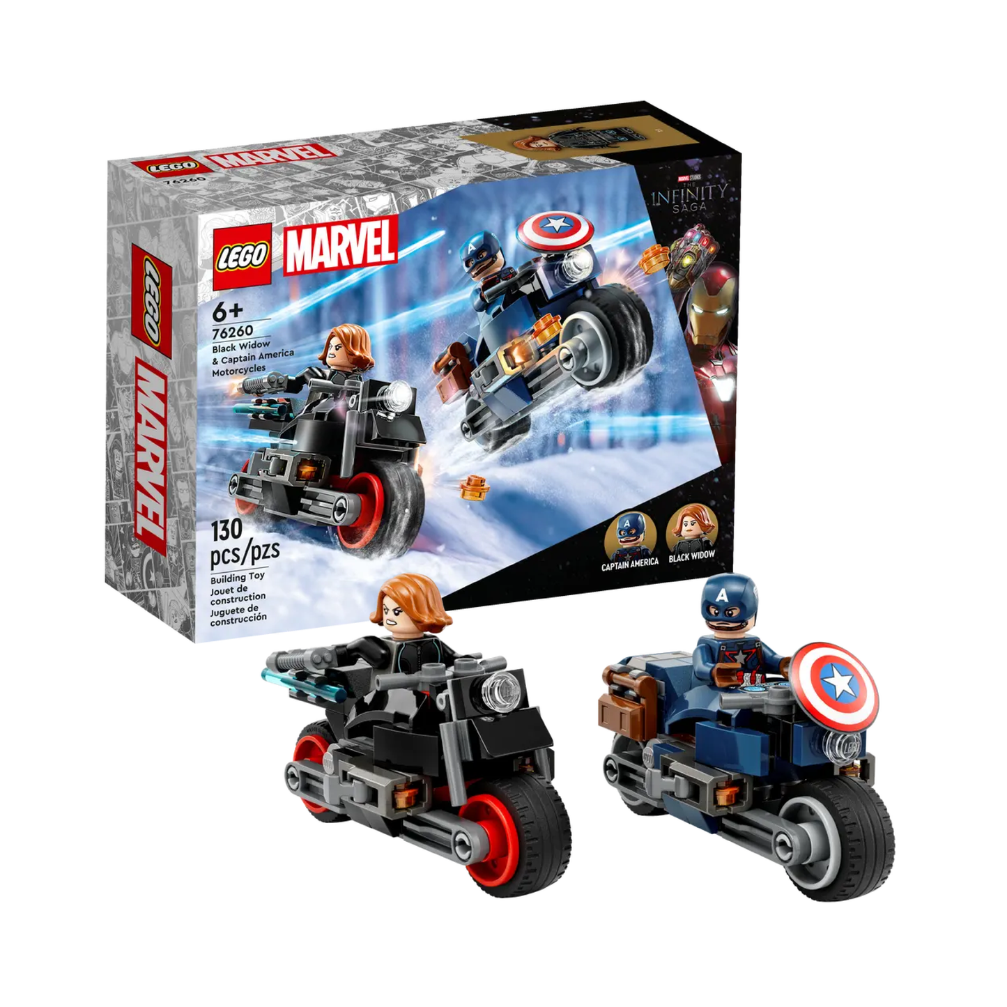 Lego Marvel Viuda Negra y el Capitán América