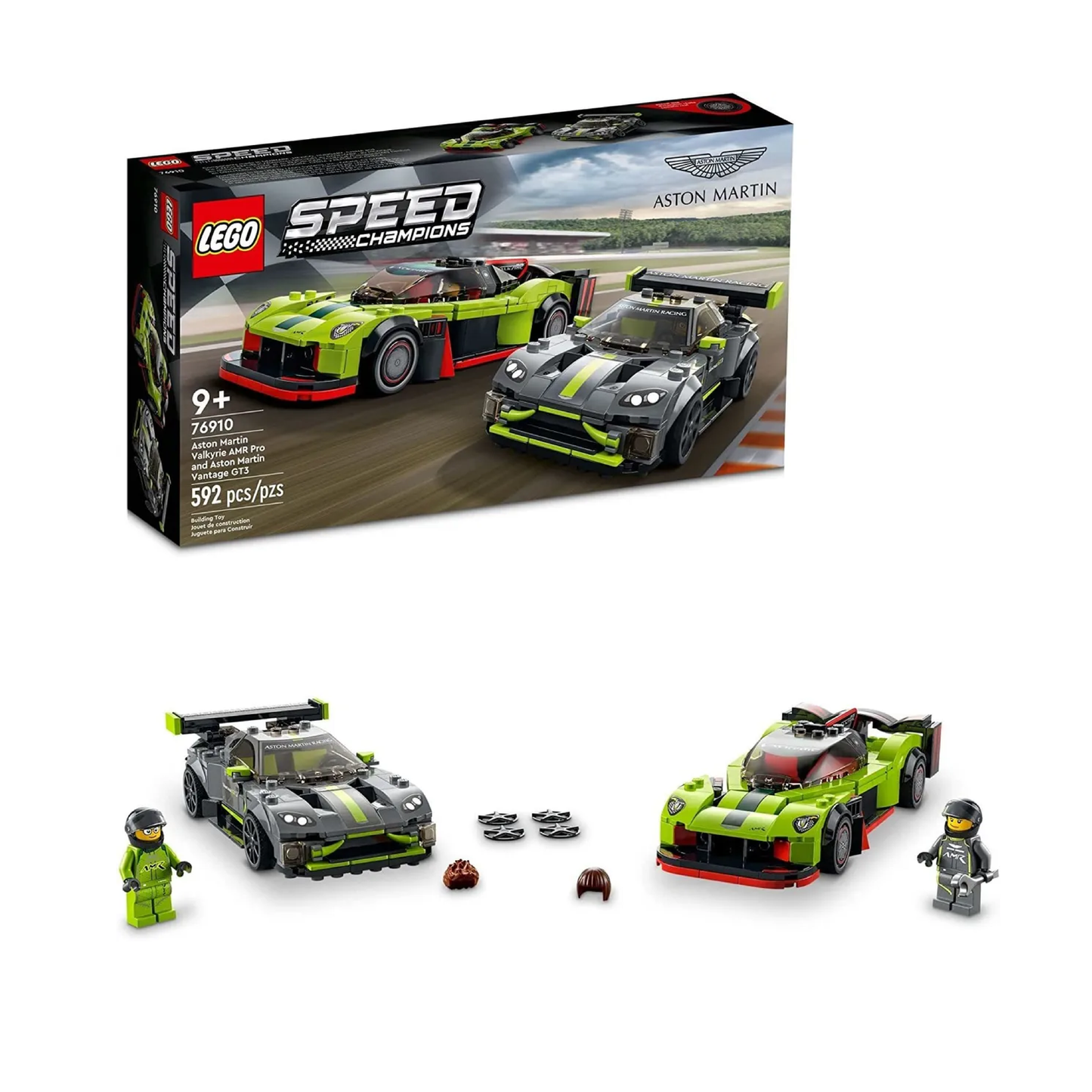 Lego Speed Champions Aston Martin Valkyrie y Martin Vantage