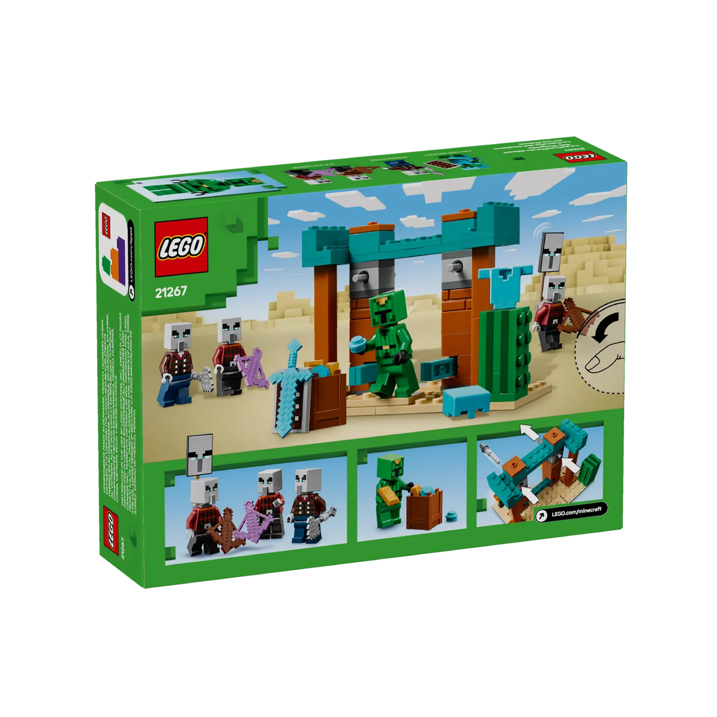 Lego Minecraft La Patrulla Del Desierto De Los Maldeanos