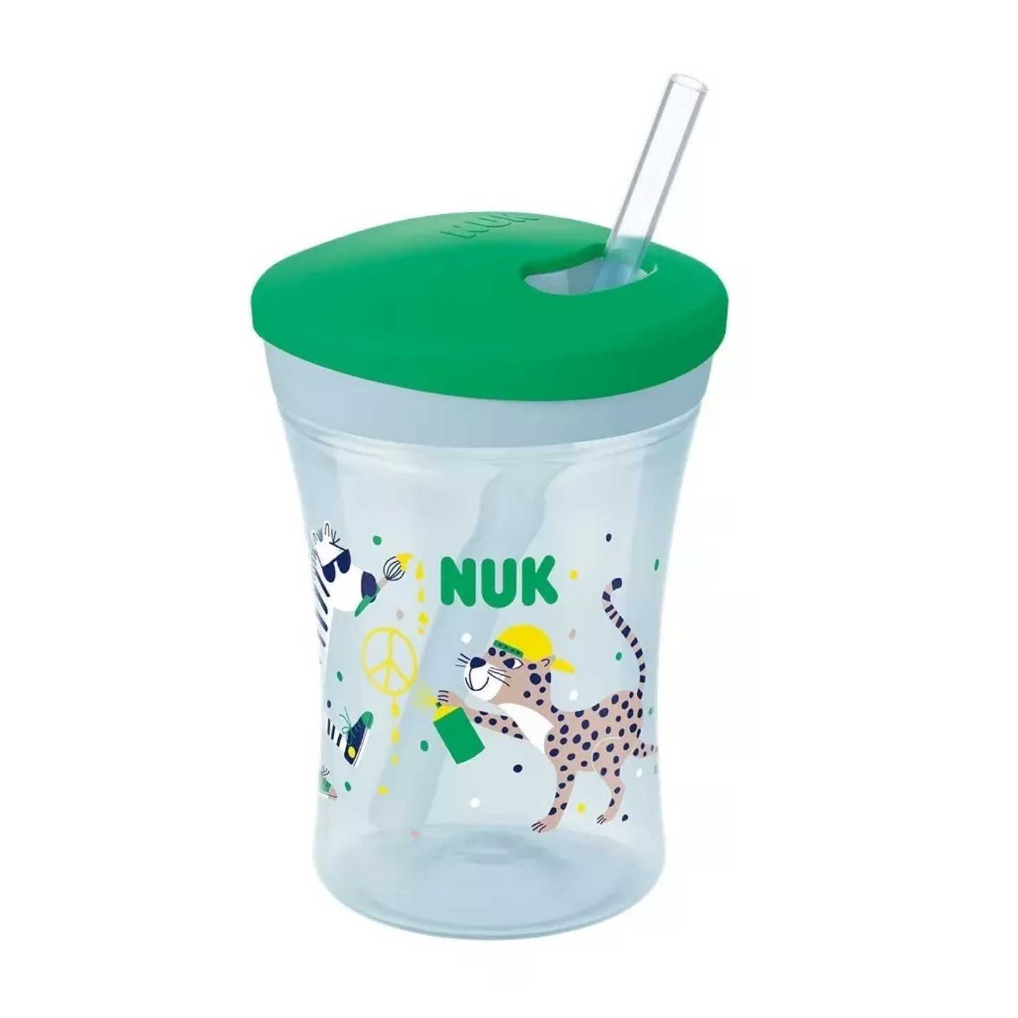 Vaso Action Cup Leopardo Verde Nuk