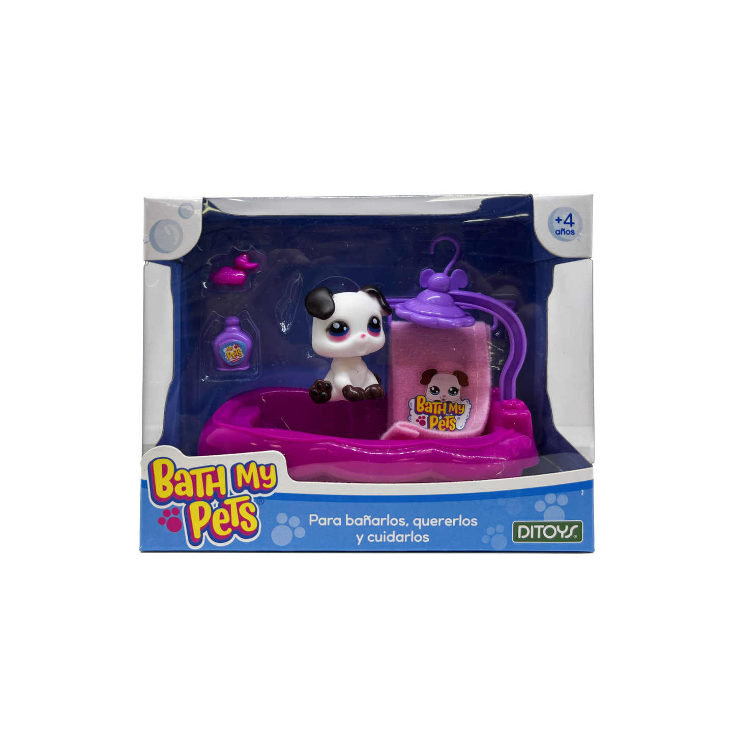 Mini Figura Bath My Pets Ditoys