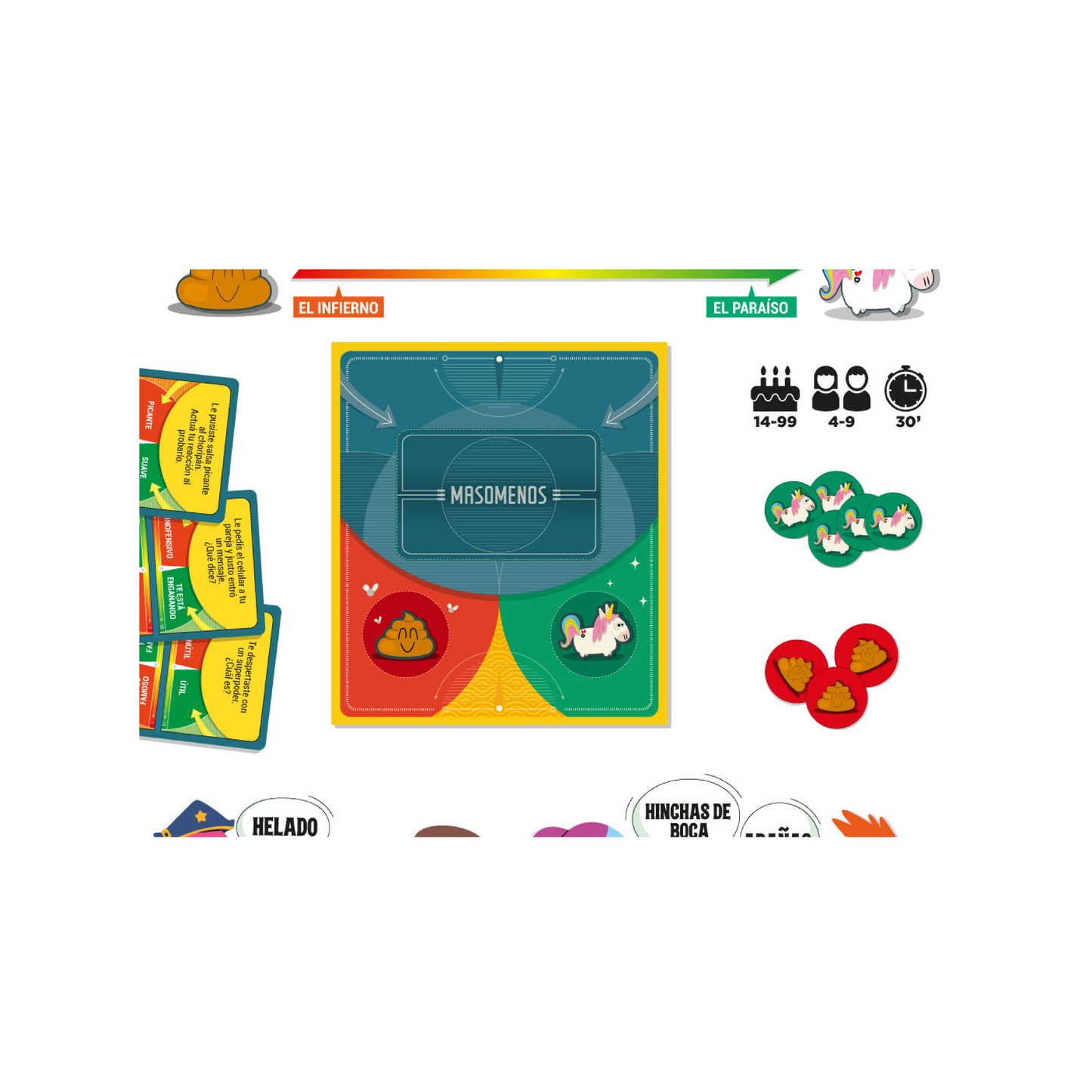 Juego De Cartas Masomenos Maldón