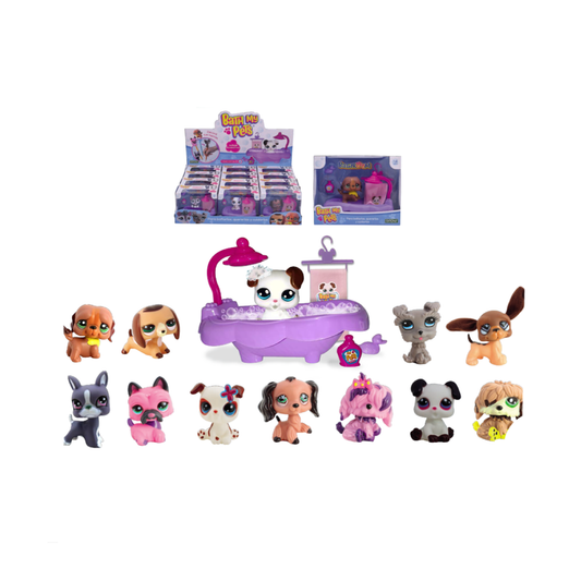 Mini Figura Bath My Pets Ditoys