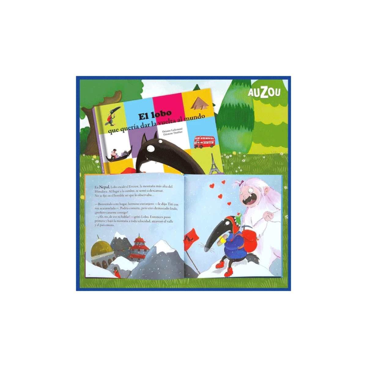 Libro El Lobo Que Queria Dar La Vuelta Al Mundo