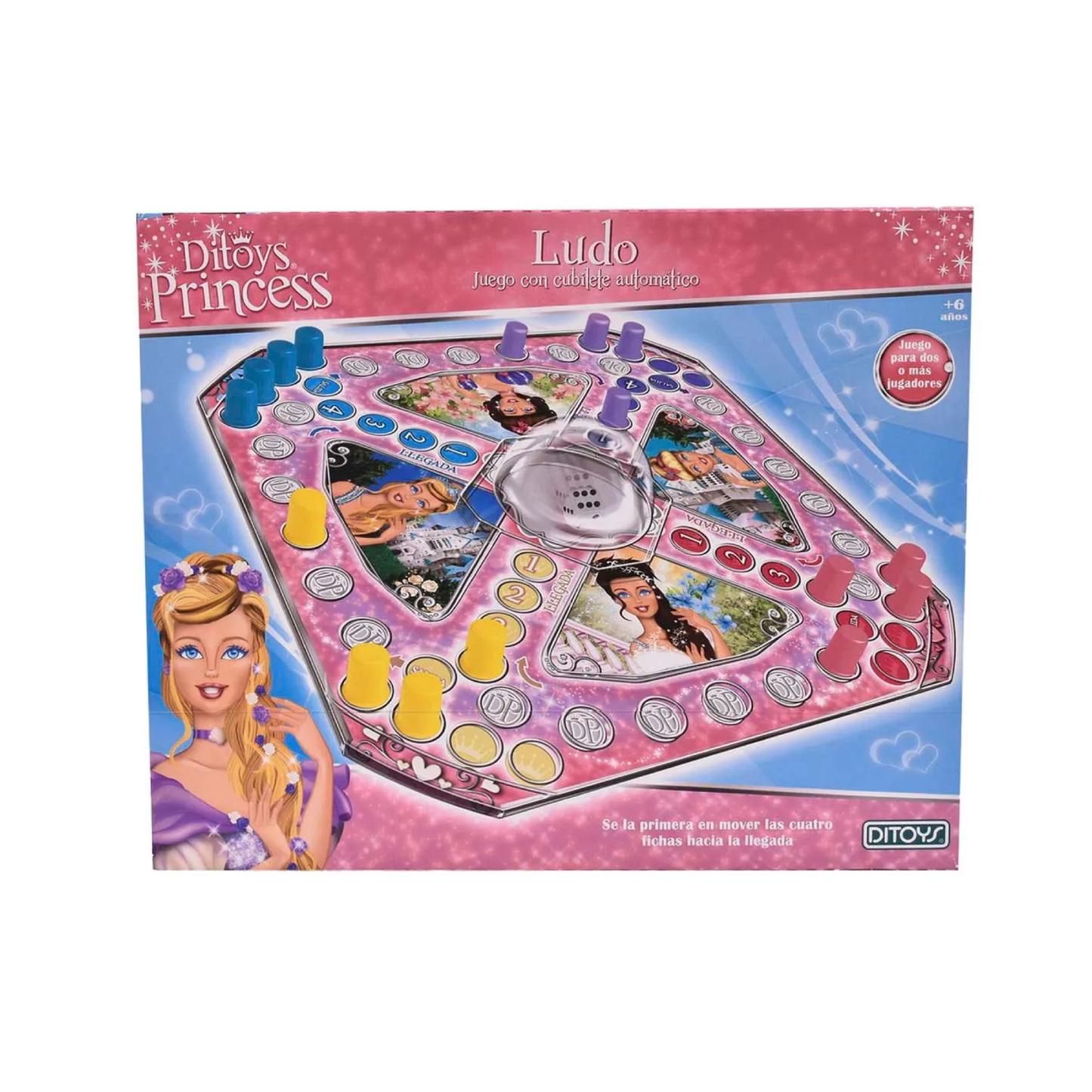 Juego de Mesa Ludo Princesas Ditoys