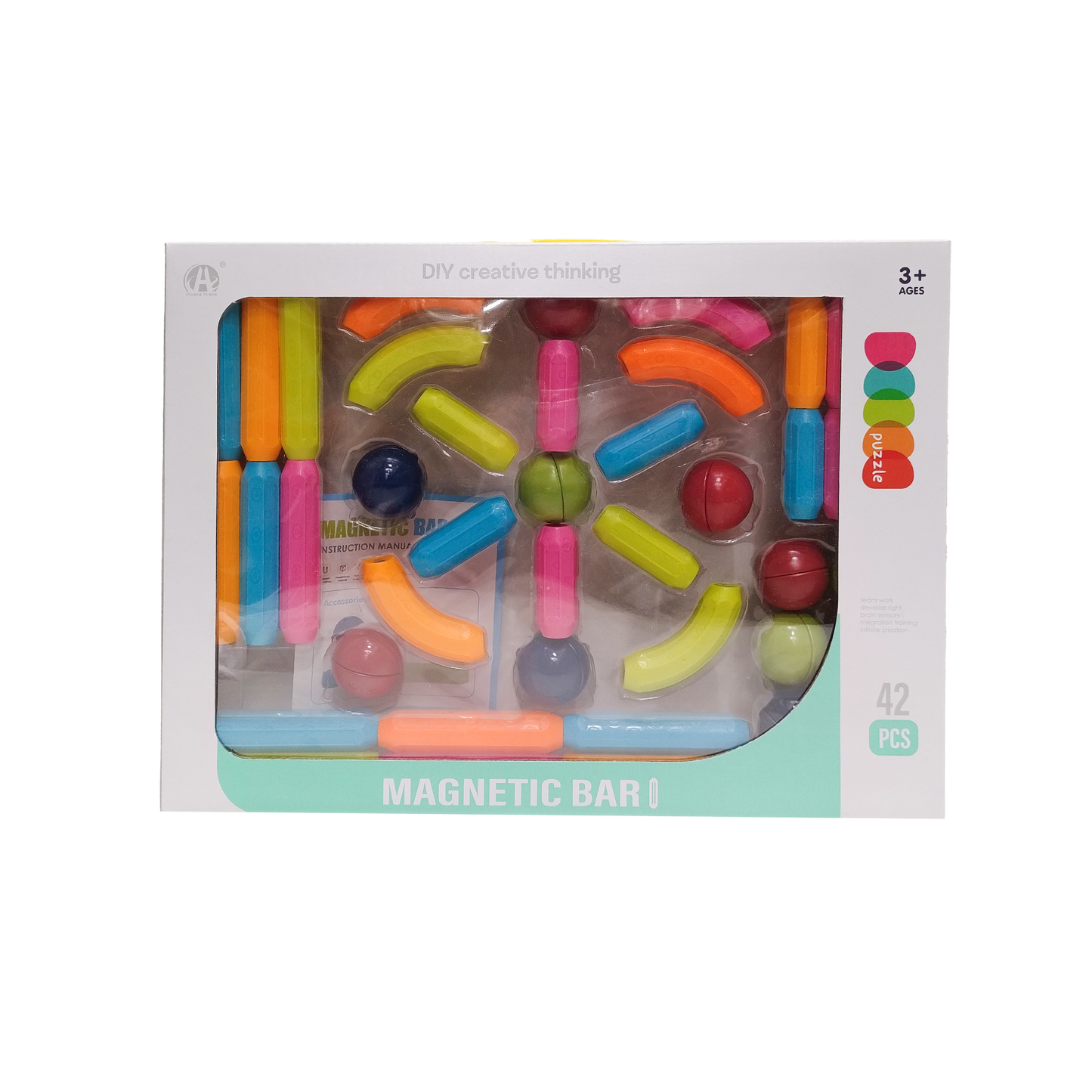 Juego Magnetico De 42 Piezas