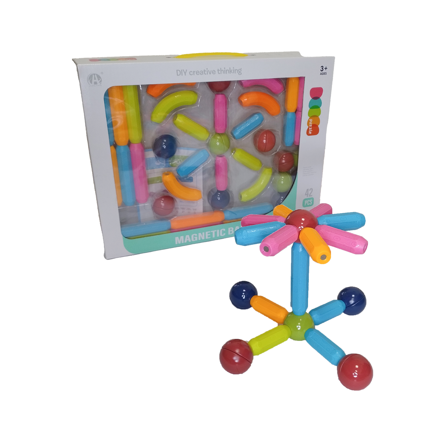 Juego Magnetico De 42 Piezas