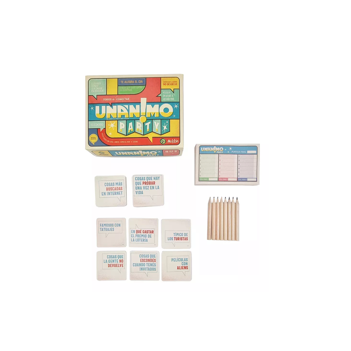 Juego De Cartas Unánimo Party Maldón