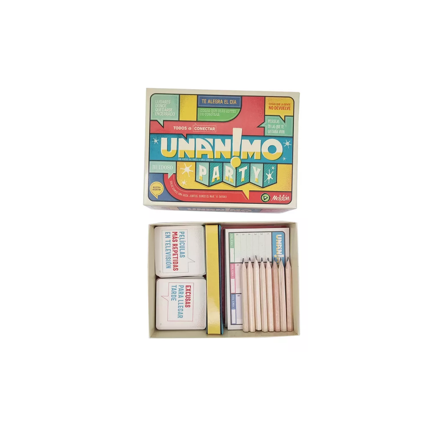 Juego De Cartas Unánimo Party Maldón