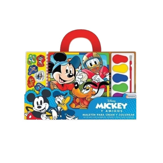 Maletin Mickey Para Crear Y Colorear Tapimovil
