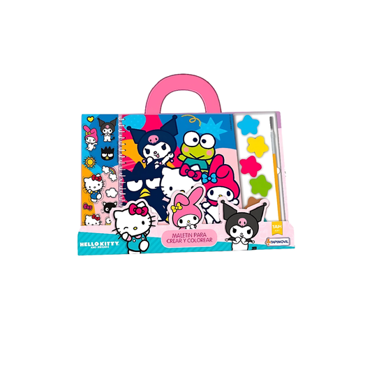 Set De Arte Maletín Crear y Colorear Hello Kitty Tapimovil