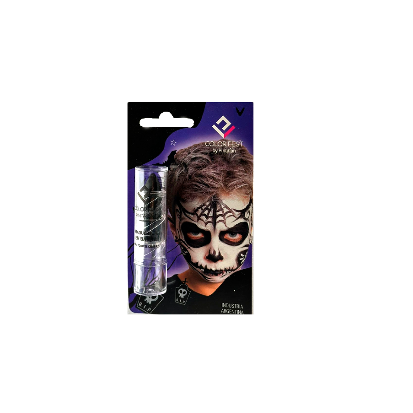 Maquillaje En Barra Brillante Negro PintaFan