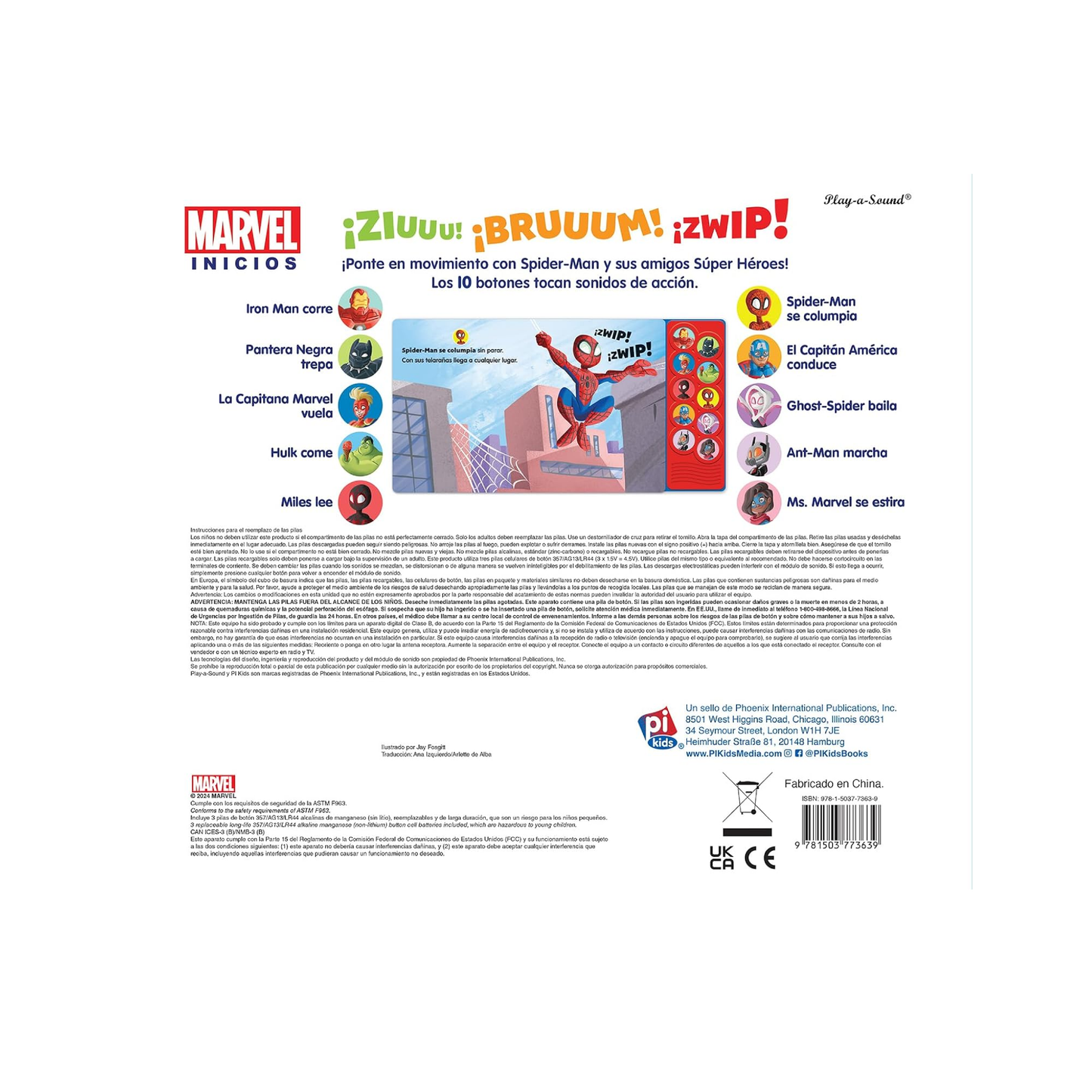 Libro Marvel En Marcha Super Héroes Dial