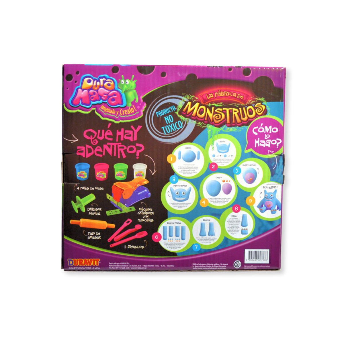 Duramasa Monstruos Juego De Masa