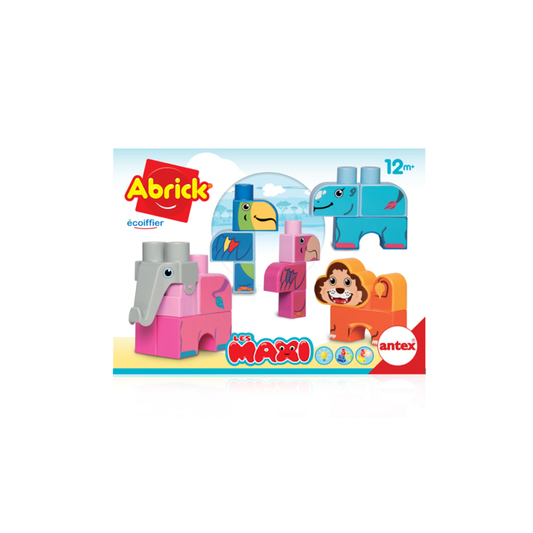 Bloques De Encastre Maxi Animales Abrick Antex