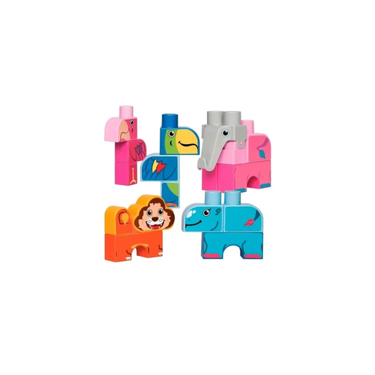 Bloques De Encastre Maxi Animales Abrick Antex
