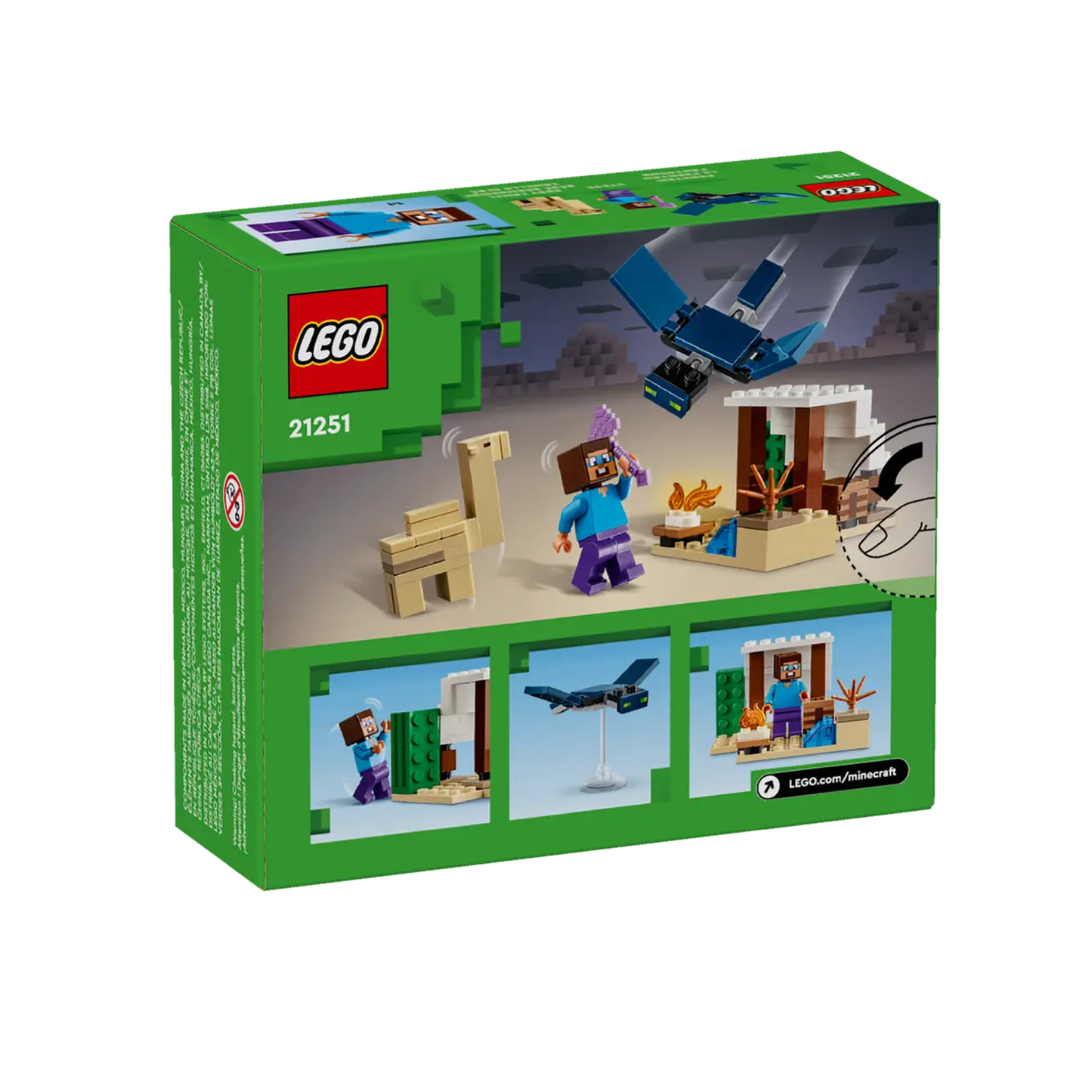 Lego Minecraft La Expedición De Steve Al Desierto