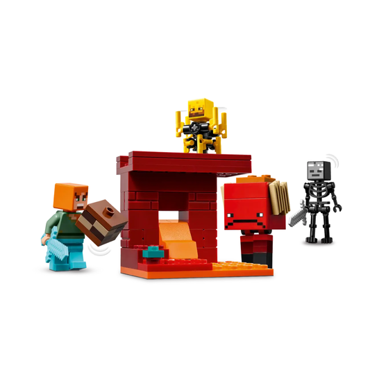 Lego Minecraft La Batalla De Lava Del Inframundo