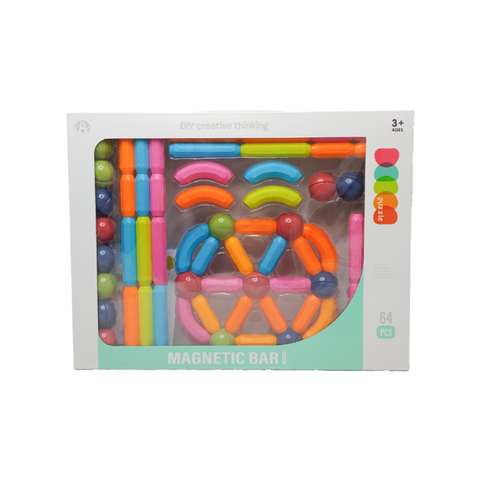 Juego Magnético de 64 Piezas