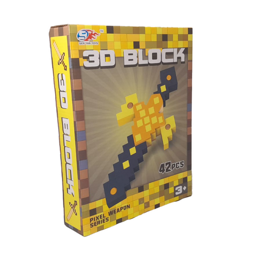 Espada De Goma Eva 3D 42 Piezas Pixel Weapon Series