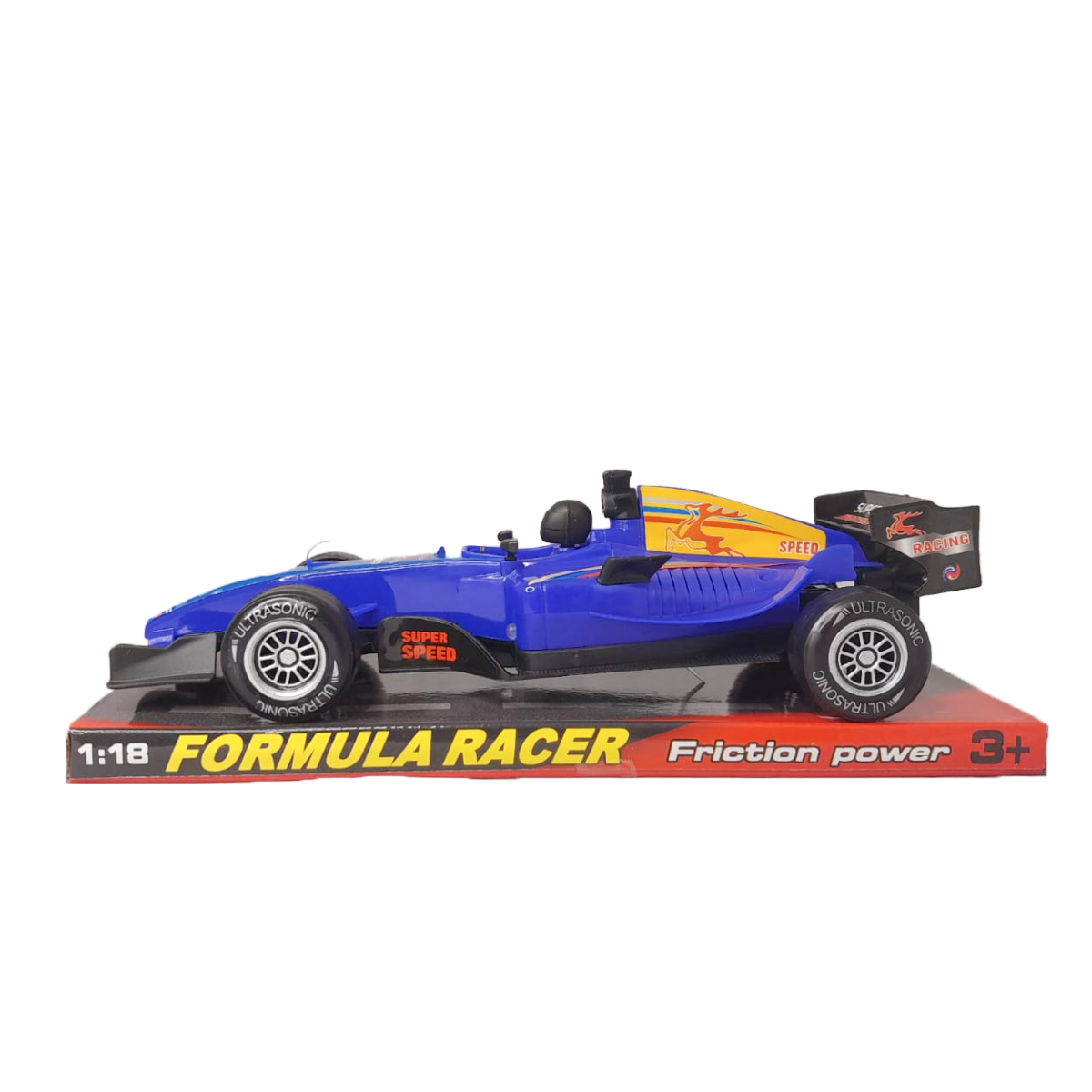 Auto Formula Uno Azul Con Luz y Sonido