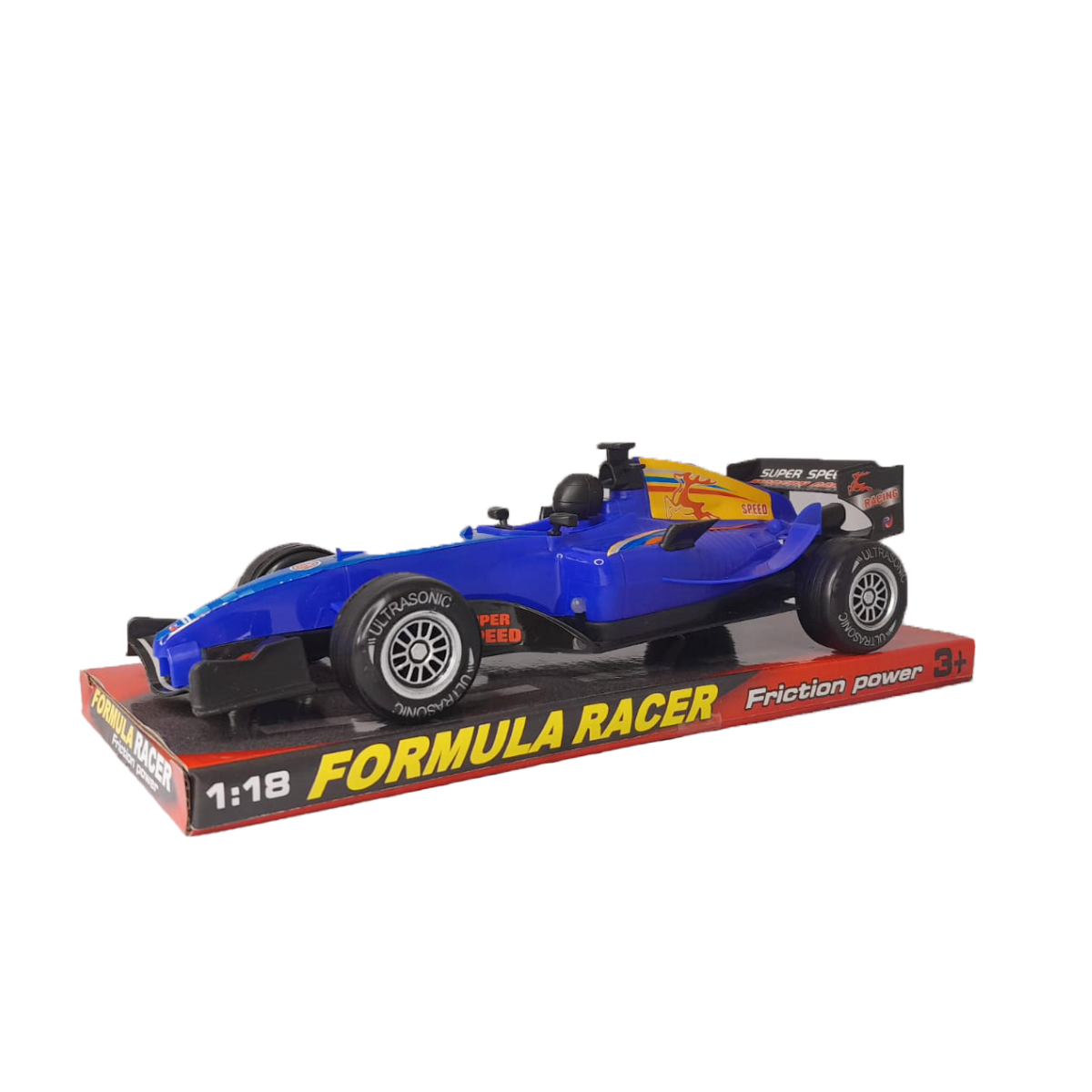 Auto Formula Uno Azul Con Luz y Sonido