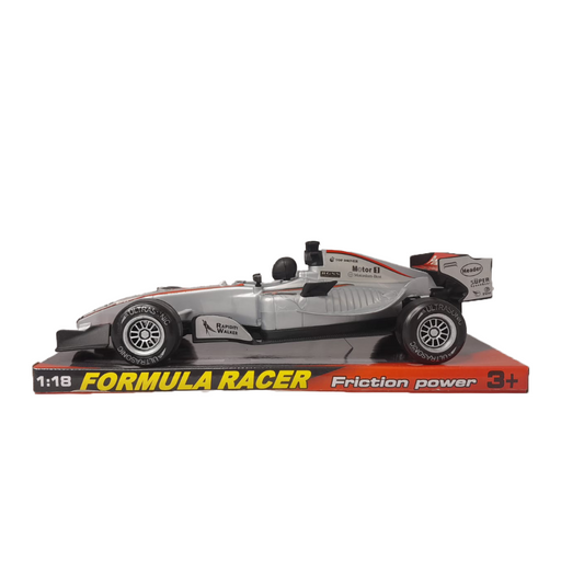 Auto Formula Uno Con Luz y Sonido Gris