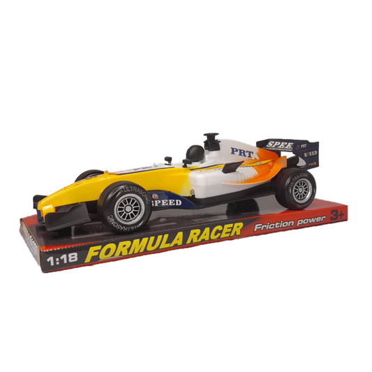 Auto Formula Uno Amarillo Con Luz y Sonido