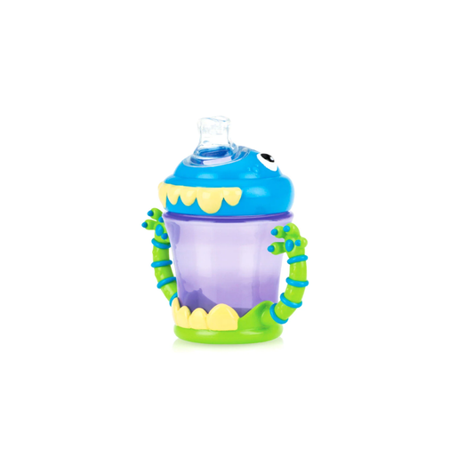 Vaso Boquilla Silicona Monstruo 210 Ml. Nuby