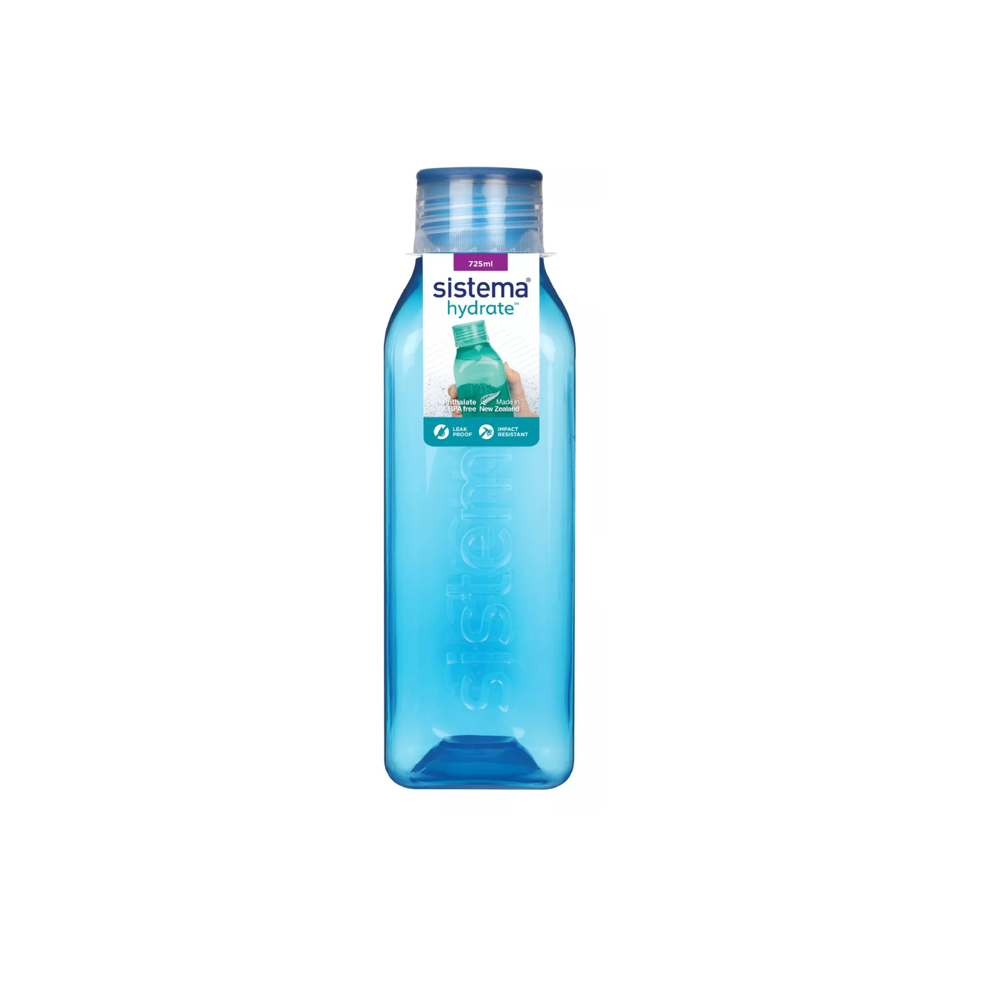 Botella Para Agua Square 725 Ml De Plástico Sistema Hydrate