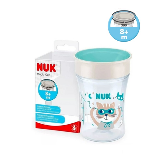 Vaso Magic Cup Gato Verde Nuk
