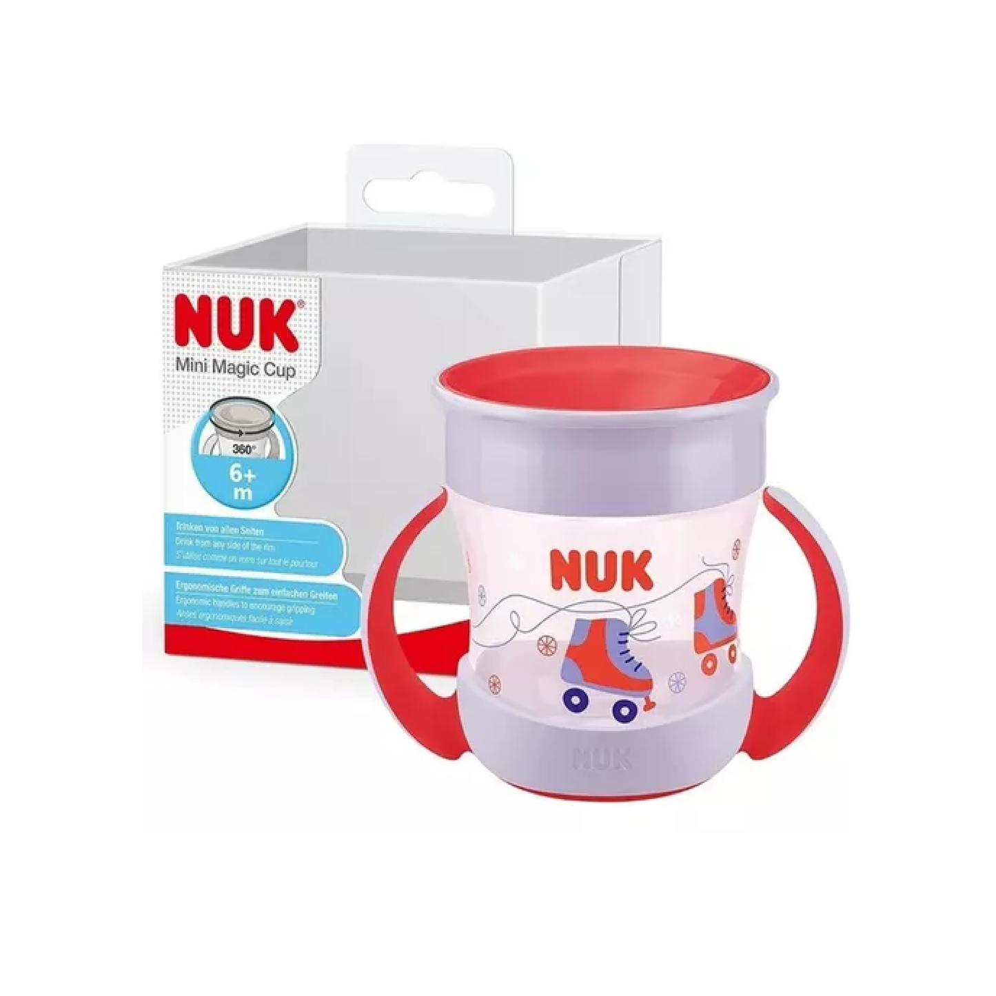 Vaso Mini Magic Cup Roller Rojo Nuk