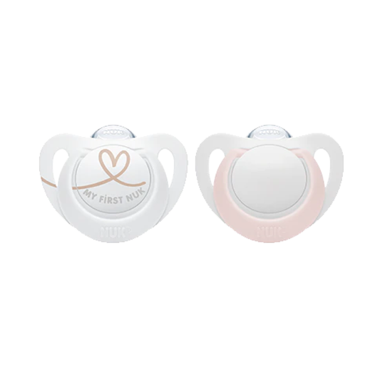 Set De 2 Chupetes Star Rosa 0-2 Meses Nuk