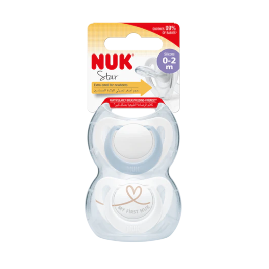 Set De 2 Chupetes Star Celeste 0-2 Meses Nuk