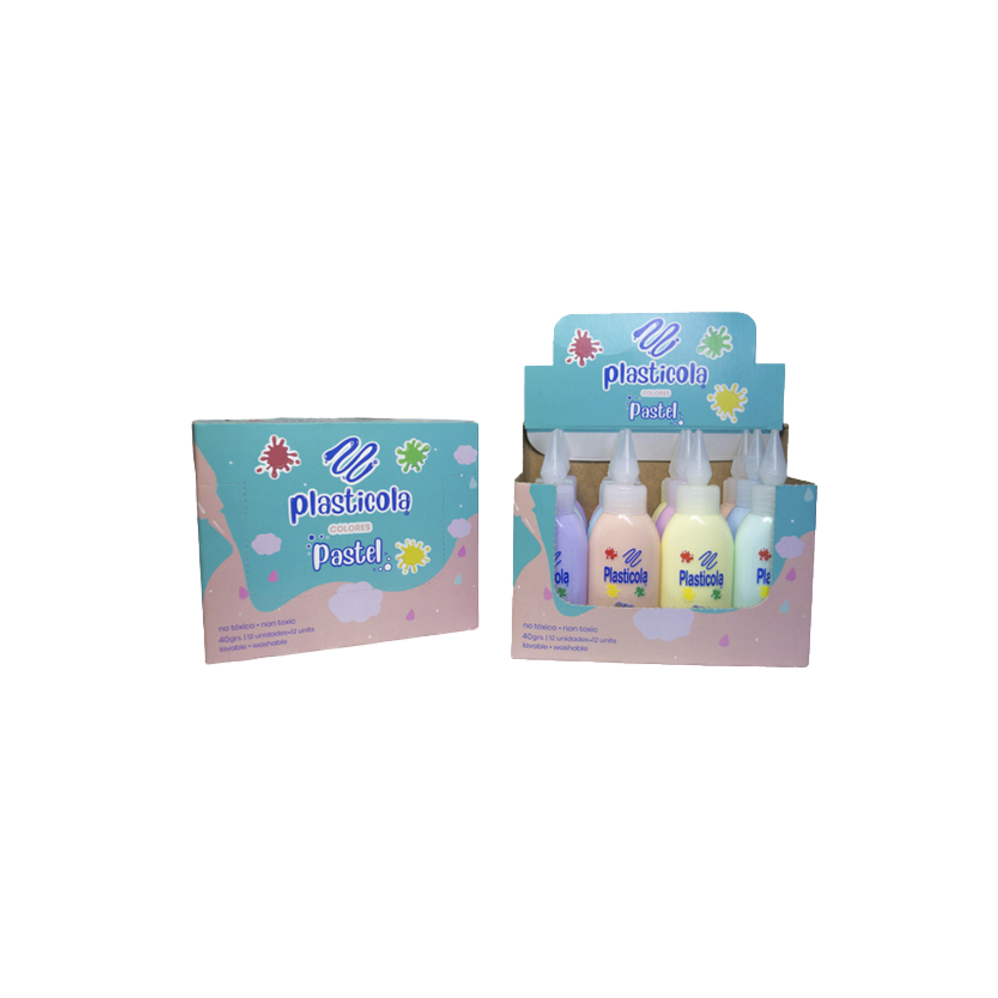 Plasticola Colores Pastel 40g