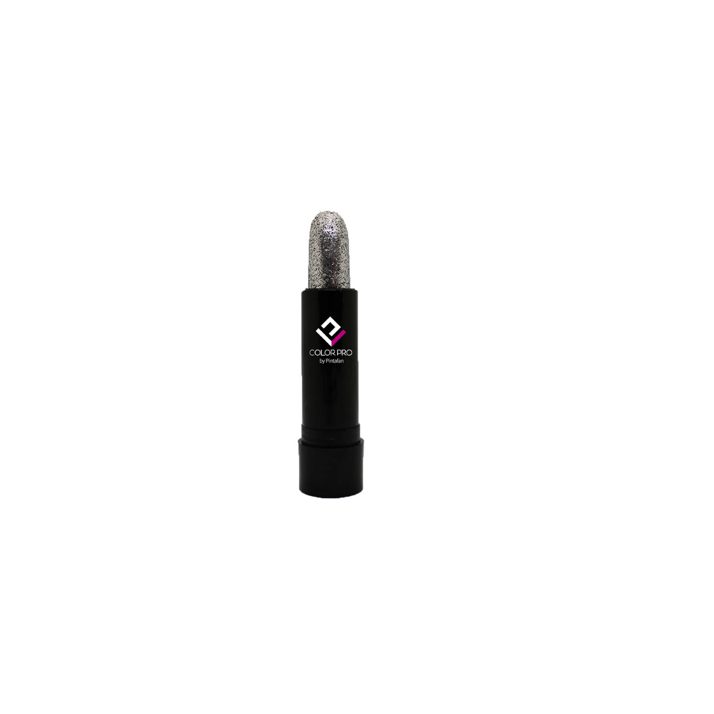 Maquillaje En Barra Glitter Plata PintaFan