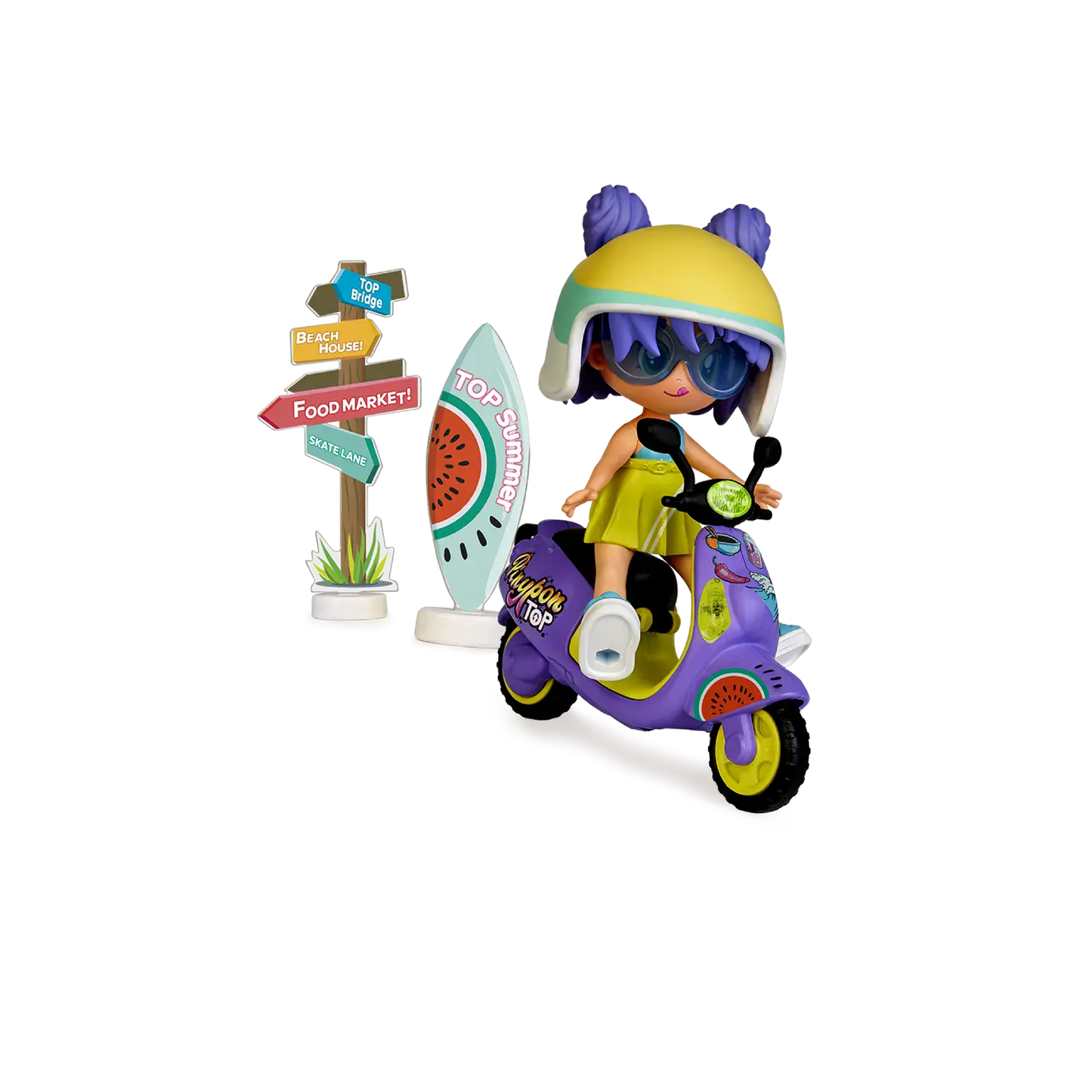 Muñeca Pinypon TOP Moto #Girls Caffaro