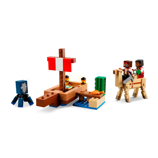Lego Minecraft El Viaje En El Barco Pirata