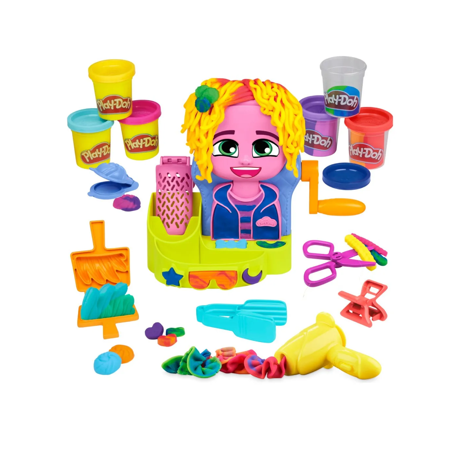 Juego De Masas Peluquería Con Estilo Play-Doh Wabro