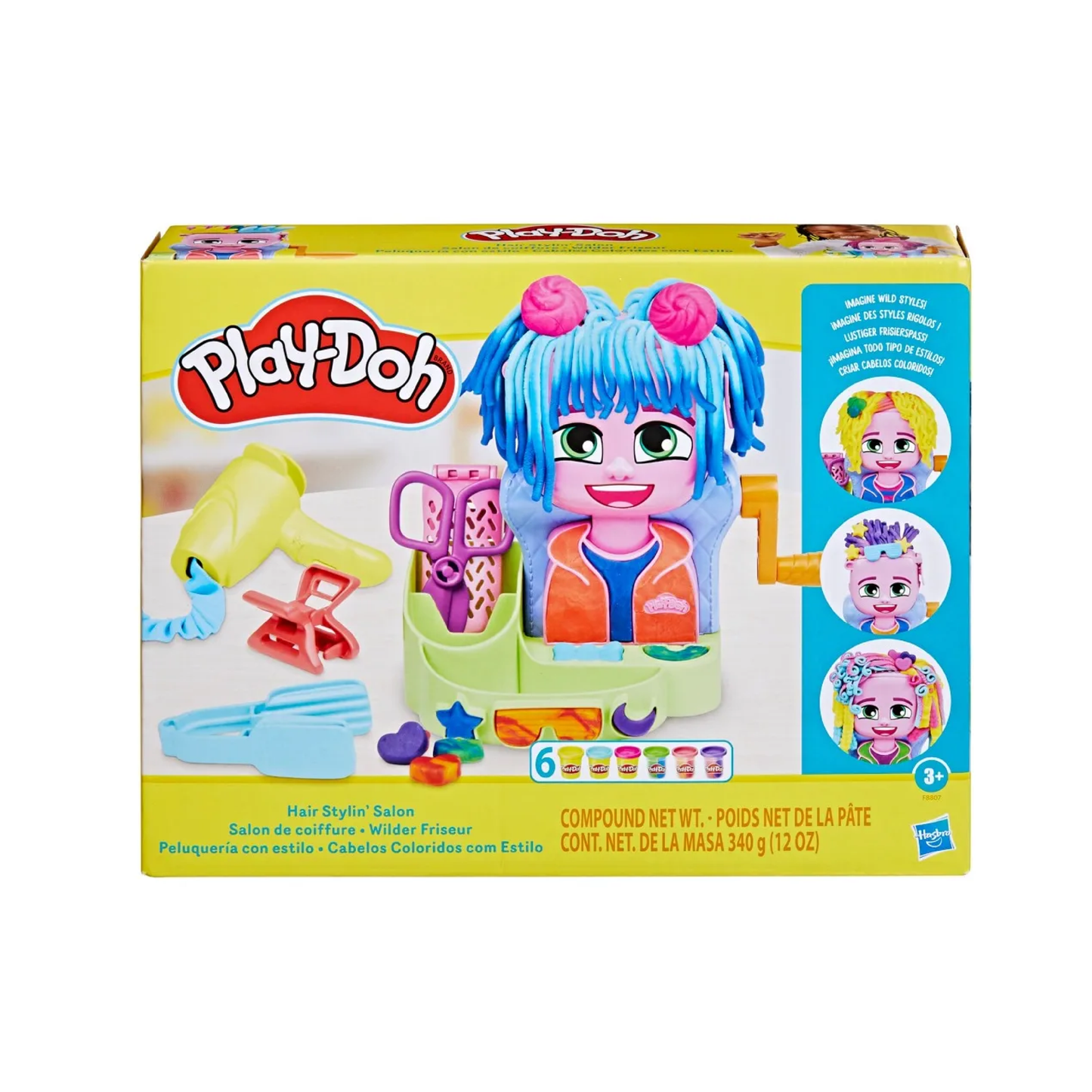 Juego De Masas Peluquería Con Estilo Play-Doh Wabro