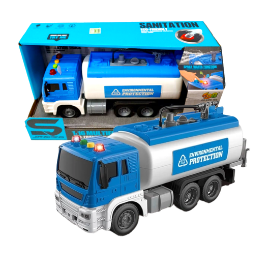 Camión Hidrante  Con Luz y Sonido Lanza Agua