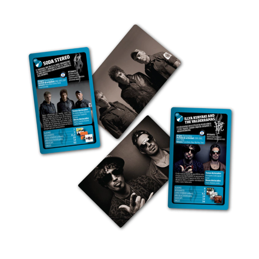 Juego De Cartas Rock Nacional Luminias