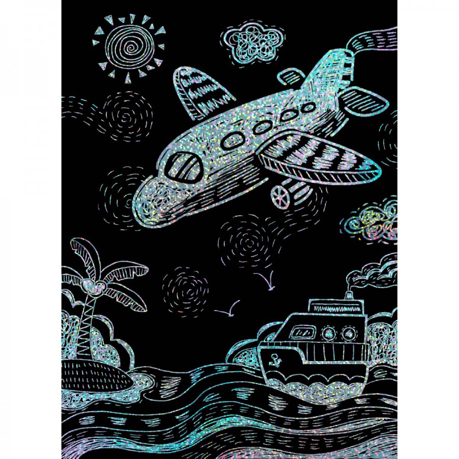 Scratch con Stencil - Transportes