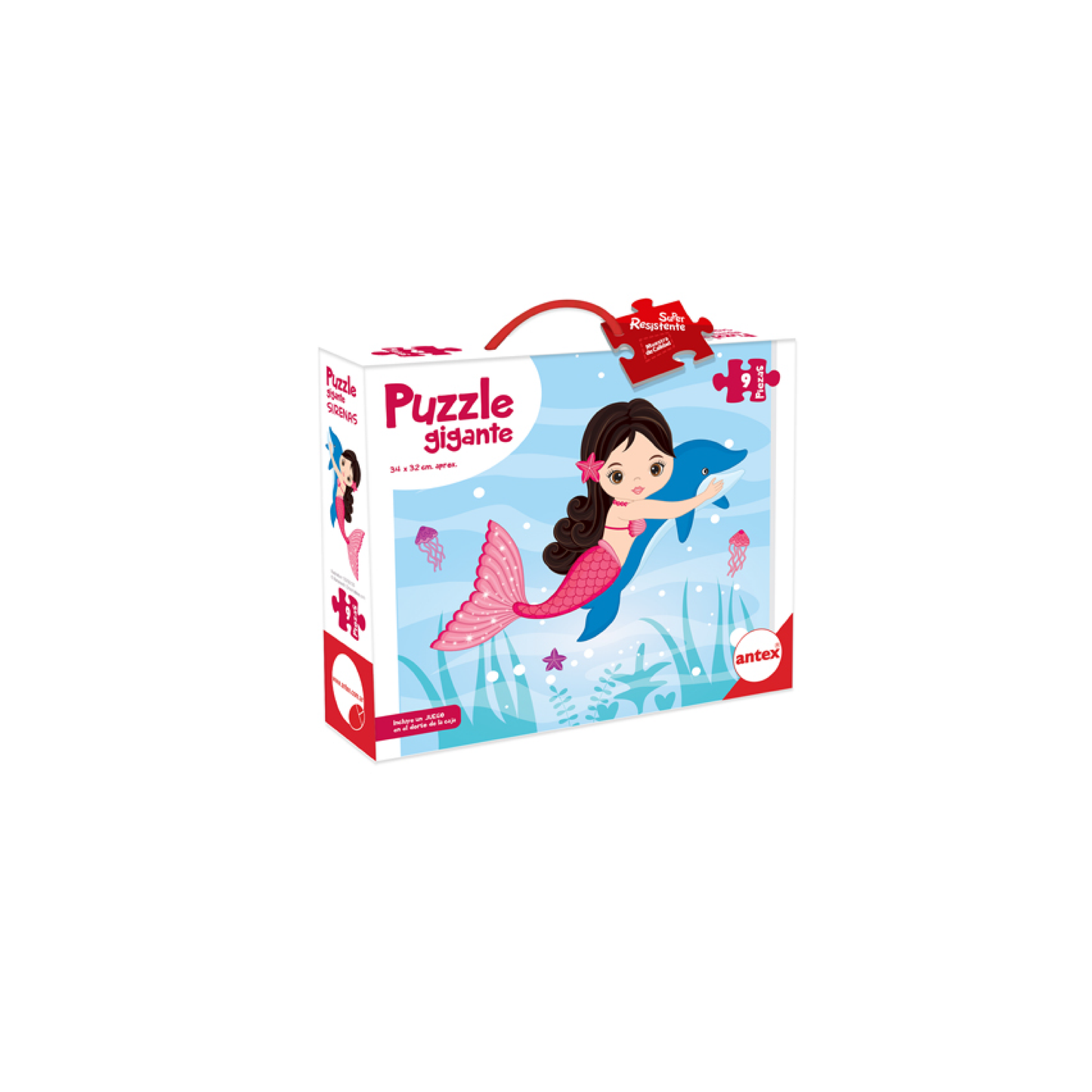 Puzzle 9 Piezas Surtido Sirena Antex