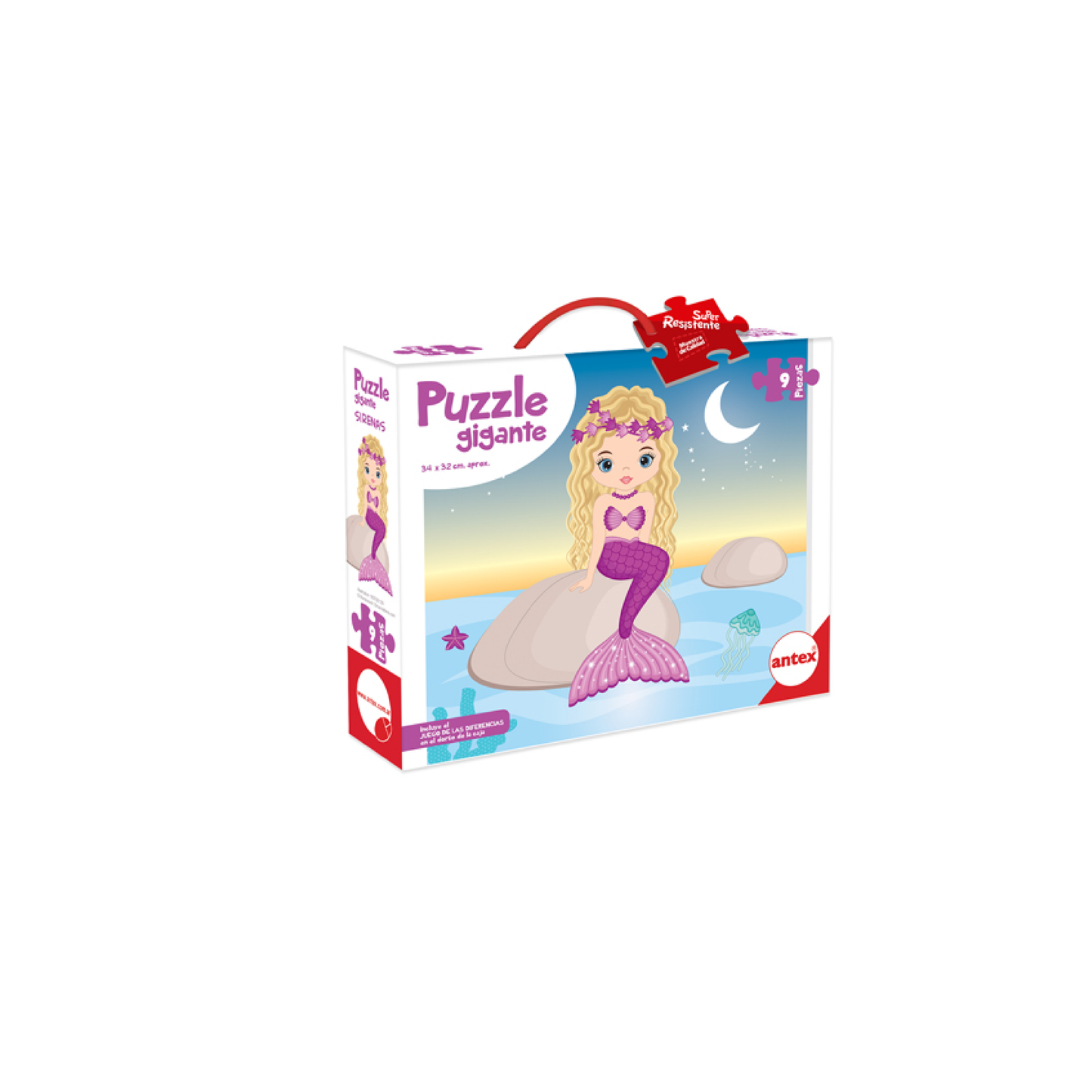 Puzzle 9 Piezas Surtido Sirena Antex