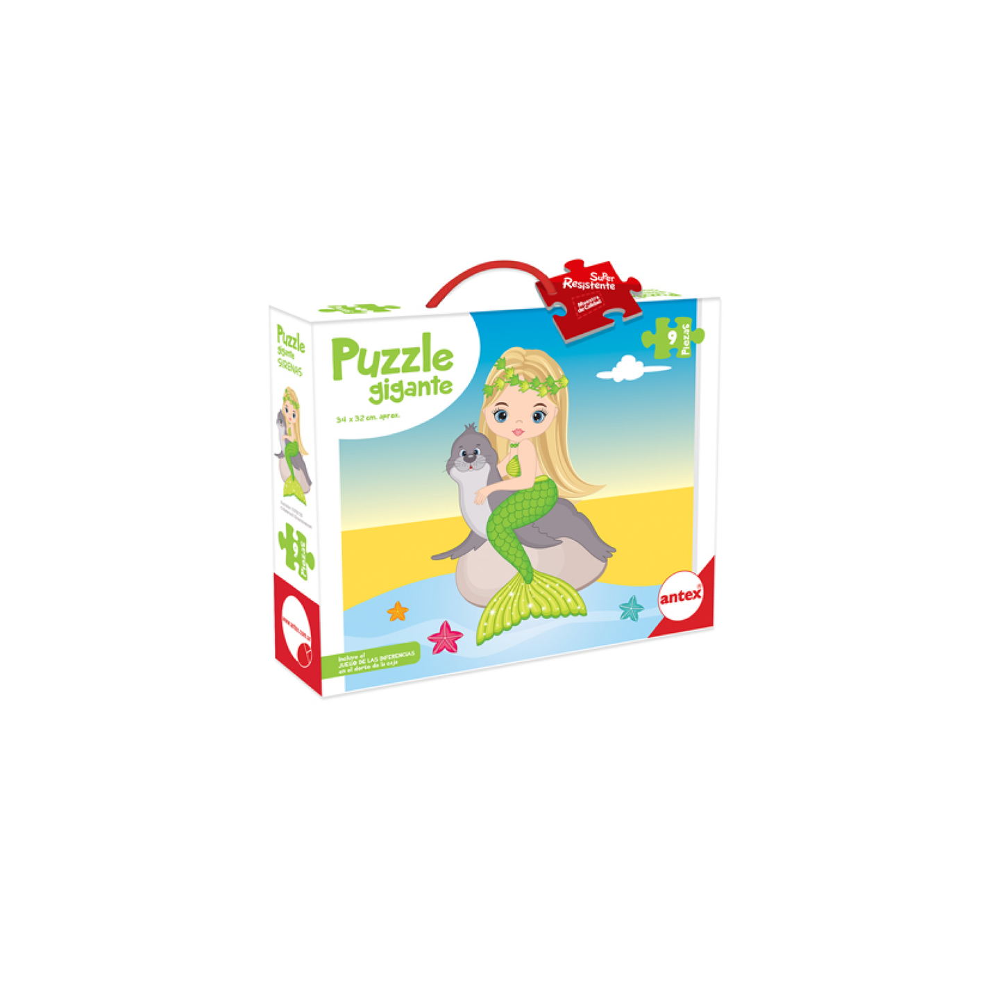 Puzzle 9 Piezas Surtido Sirena Antex