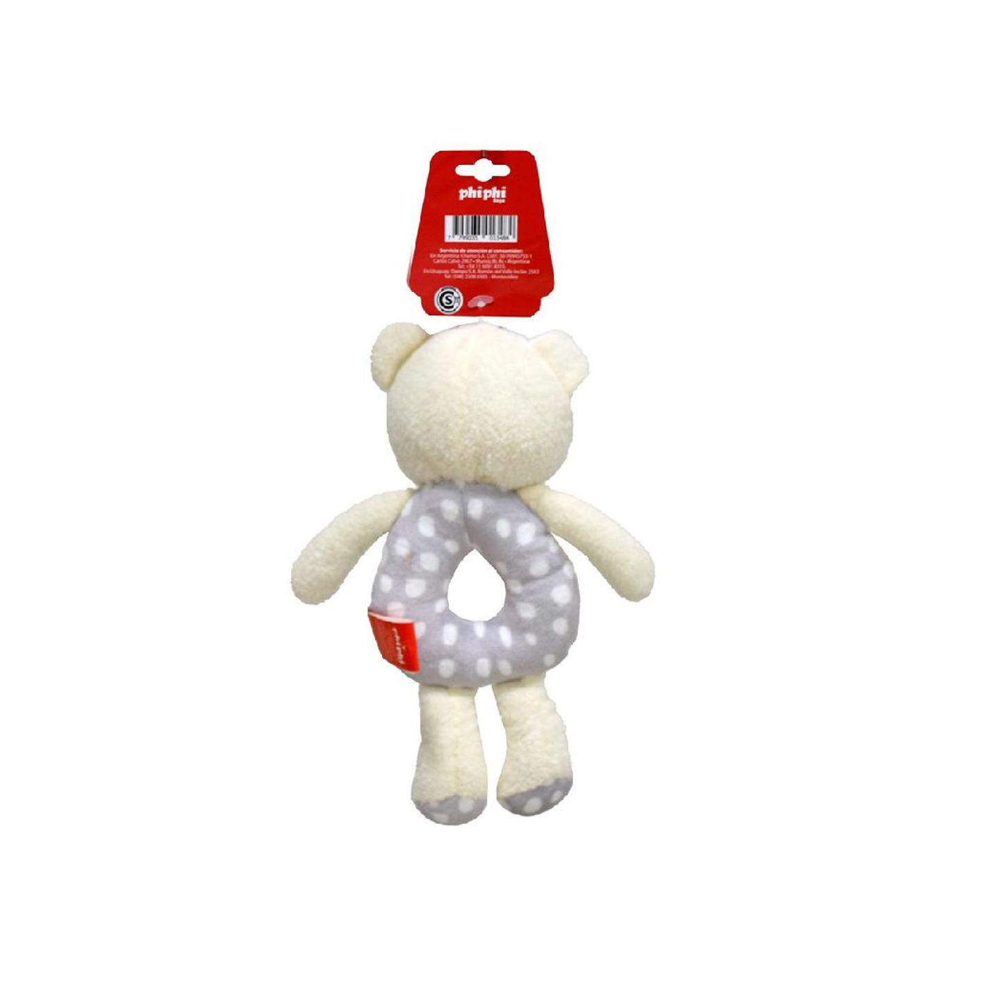 Peluche Sonajero De Agarre Animalitos 20 Cm PhiPhiToys