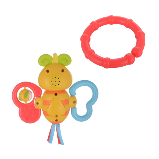 Sonajero Mariposa Con Luz Y Sonido Winfun